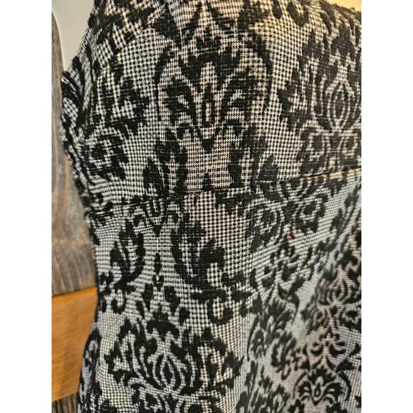 UO Monette Black Jacquard Mini Dress size M wool blend flirty whimsigoth EUC emo - Picture 6 of 12